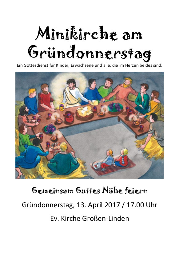 Minikirche Gründonnerstag